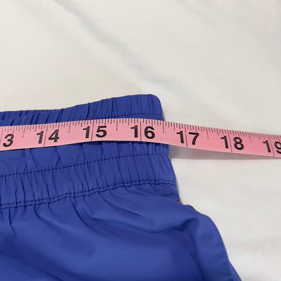 ✨SPYDER Active women 2-in-1 Running Training Shorts L Blue Stretch Liner gym - Picture 4 of 7